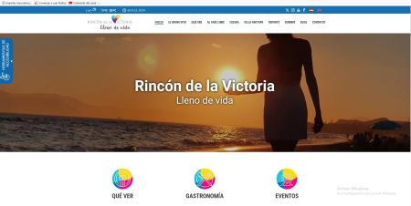 El portal web de Turismo de Rincón de la Victoria se hace más accesible e intuitivo