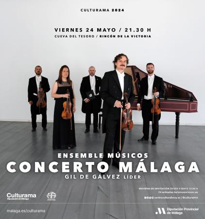 La música de cámara de ‘Ensemble de Músicos Concerto Málaga’ llega a la Cueva del Tesoro con motivo del 50 aniversario de la cavidad