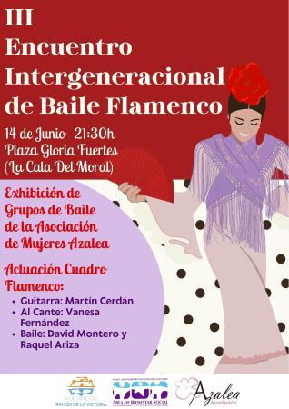 La plaza Gloria Fuertes de La Cala del Moral acogerá el III Encuentro Intergeneracional de Baile Flamenco el próximo 14 de junio
