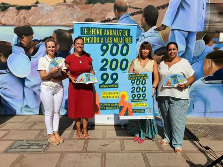 Rincón de la Victoria acoge la campaña de prevención de violencia de género y sexual con el teléfono gratuito 900 200 999