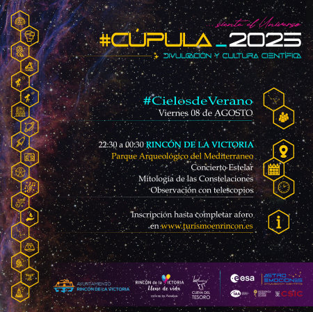 Rincón de la Victoria vuelve a mirar al cielo con una noche astronómica guiada que combinará ciencia, historia y mitología