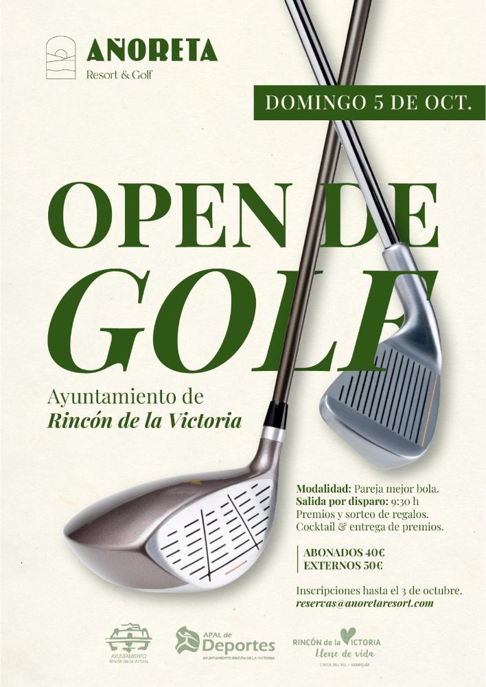 Imagen El Torneo de Golf Ayuntamiento de Rincón de la Victoria se celebrará en Añoreta Resort el próximo 5 de octubre