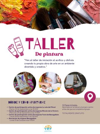 El Ayuntamiento de Rincón de la Victoria acerca la pintura a los mayores del municipio