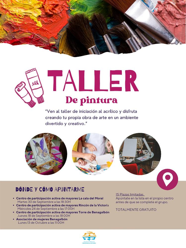 Imagen El Ayuntamiento de Rincón de la Victoria acerca la pintura a los mayores del municipio