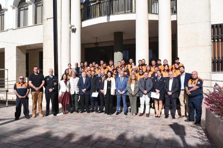 Salado reconoce a los voluntarios de Protección Civil como “un pilar fundamental del bienestar colectivo de Rincón de la Victoria”