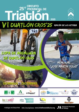 Rincón de la Victoria acoge el VI Duatlón Cros con la participación de 120 deportistas, entre ellos campeones autonómicos y nacionales