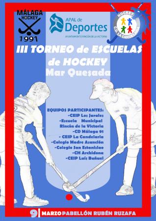 9 MARZO: III TORNEO DE ESCUELAS DE HOCKEY 