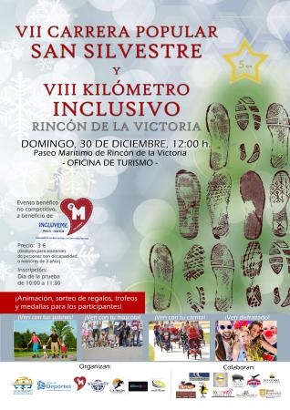 Rincón de la Victoria organiza la Carrera Popular San Silvestre y el Kilómetro Inclusivo a beneficio de la Asociación Inclúyeme