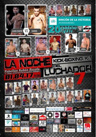 1 DE ABRIL: LA NOCHE DEL LUCHADOR (Velada King-Boxing y K1 Amatyers, neo profesionales y profesionales).
