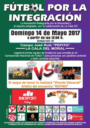 DOMINGO 14 DE MAYO: FÚTBOL POR LA INTEGRACIÓN
