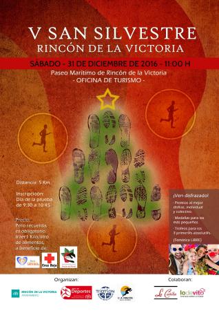 31 DICIEMBRE: V San Silvestre Rincón de la Victoria a las 11:00 h.