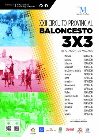 1 JULIO: Celebración del XXII Circuito Provincial de Baloncesto 3x3 Rincón de la Victoria