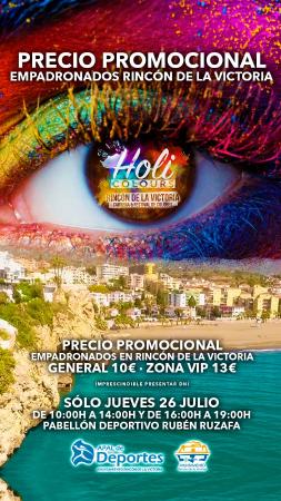 Promoción Carrera <i/>Holi Colours<i/>