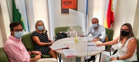 Reunión de coordinación con la Asamblea Local de Cruz Roja de Rincón de la Victoria