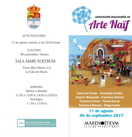 La Sala de Exposiciones Mare Nostrum de La Cala del Moral acoge las obras de artistas de la Asociación Malagueña de Arte Naïf