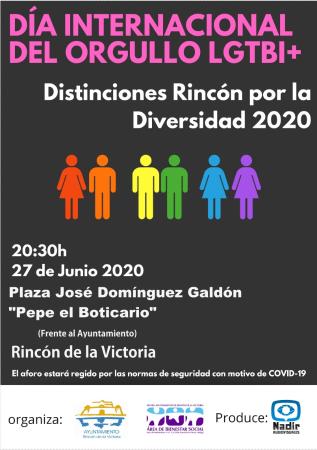 La Concejalía de Bienestar Social de Rincón de la Victoria celebra el Día Internacional del Orgullo LGTBI+ con la II edición de entrega de distinciones a personas que trabajan por visibilizar al colectivo