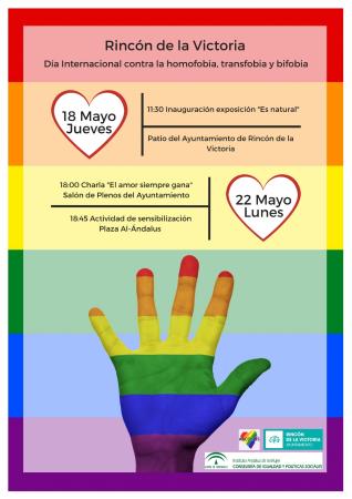 Rincón de la Victoria reivindica los derechos del colectivo LGTBI en el Día Internacional contra la Homofobia, la Transfobia y la Bifobia