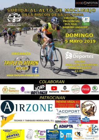 Rincón de la Victoria acoge la salida ciclista de `Altos de Moclinejo´ puntuable para el Circuito provincial Málaga y Ranking Andaluz de Carretera 2019
