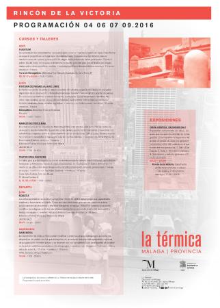 Cultura y La Térmica ofrecen cinco cursos en Rincón para los meses de junio, julio y septiembre