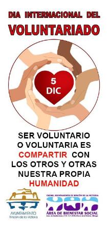 Bienestar Social organiza una campaña de sensibilización en los institutos del municipio con motivo del Día Internacional del Voluntariado