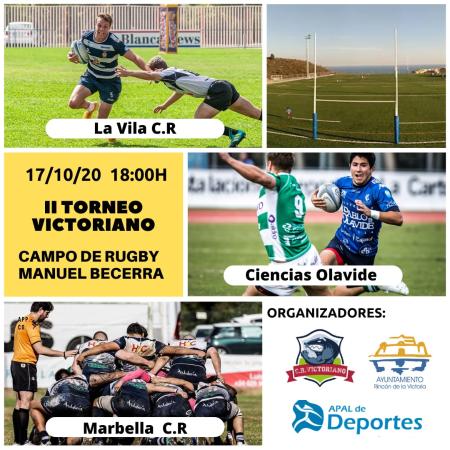 El Complejo Deportivo Manuel Becerra acogerá el II Torneo Victoriano con la presencia de equipos de máxima categoría del rugby nacional
