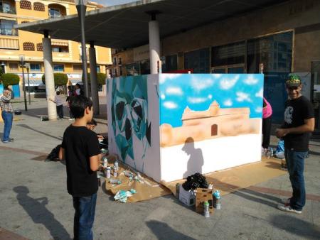 La Concejalía de Juventud pone en marcha la iniciativa `Graffiti Solidario´ a beneficio de Rincón Contigo