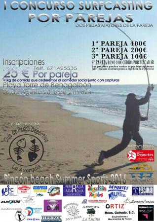I Concurso de Pesca Surfcasting por parejas de Rincón de la Victoria