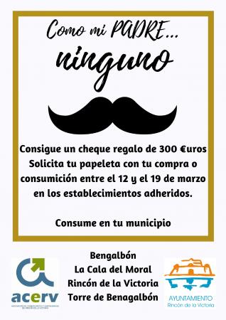 Rincón de la Victoria inicia la campaña promocional para dinamizar el comercio local con motivo del Día del Padre que se desarrollará del 12 al 19 de marzo