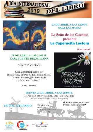Rincón de la Victoria celebra el Día Internacional del Libro con diversas actividades distribuidas por el municipio para incentivar a la lectura