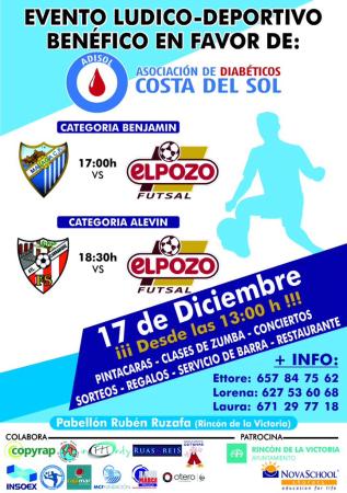 Rincón organiza una jornada lúdico-deportiva benéfica a favor de la Asociación de Diabéticos Costa del Sol
