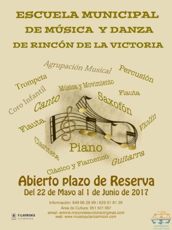 La Escuela Municipal de Música y Danza del Rincón de la Victoria abre el plazo de preinscripción para el nuevo curso