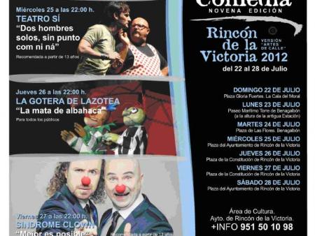 El IX Festival de la Comedia recupera este año el teatro en las calles de Rincón de la Victoria
