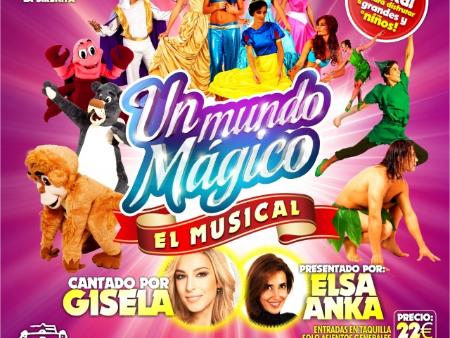 Rincón de la Victoria acoge el espectáculo Un Mundo Mágico, protagonizado por la cantante Gisela