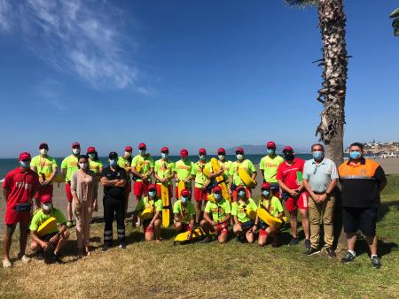 Rincón de la Victoria inicia hoy la temporada de verano con la apertura de todos los servicios de playas que garantizan la seguridad e higiene frente al COVID-19