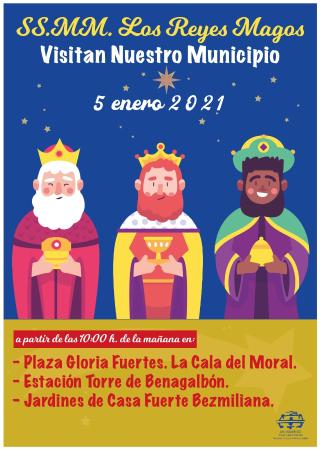 Sus Majestades Los Reyes Magos visitarán Rincón de la Victoria para realizar una recepción a los pequeños del municipio