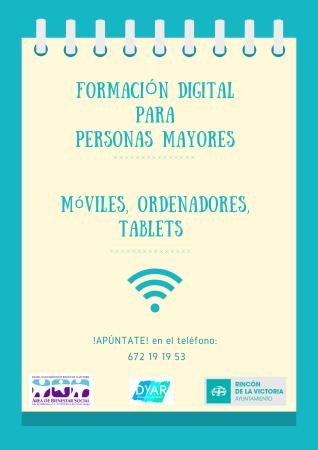 Rincón de la Victoria pone en marcha un proyecto de Alfabetización Digital para Mayores del municipio