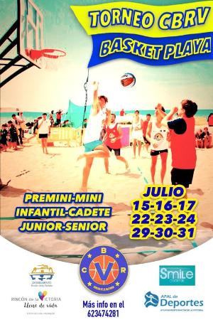 Rincón de la Victoria acoge el I Torneo Basket Playa para 180 participantes