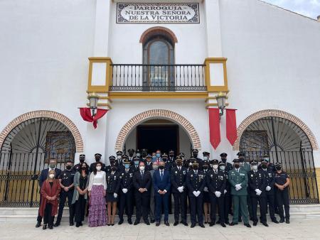 La Jefatura de la Policía Local de Rincón de la Victoria reconoce a tres servicios policiales en la festividad de su Patrón