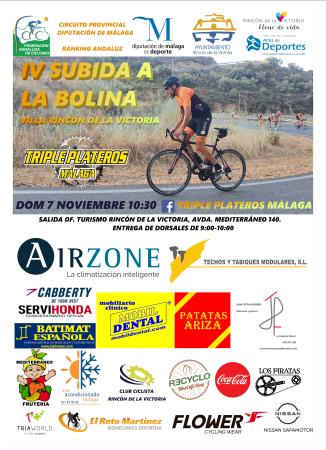 Rincón de la Victoria celebra la IV Subida a la Bolina con un pelotón de 250 ciclistas