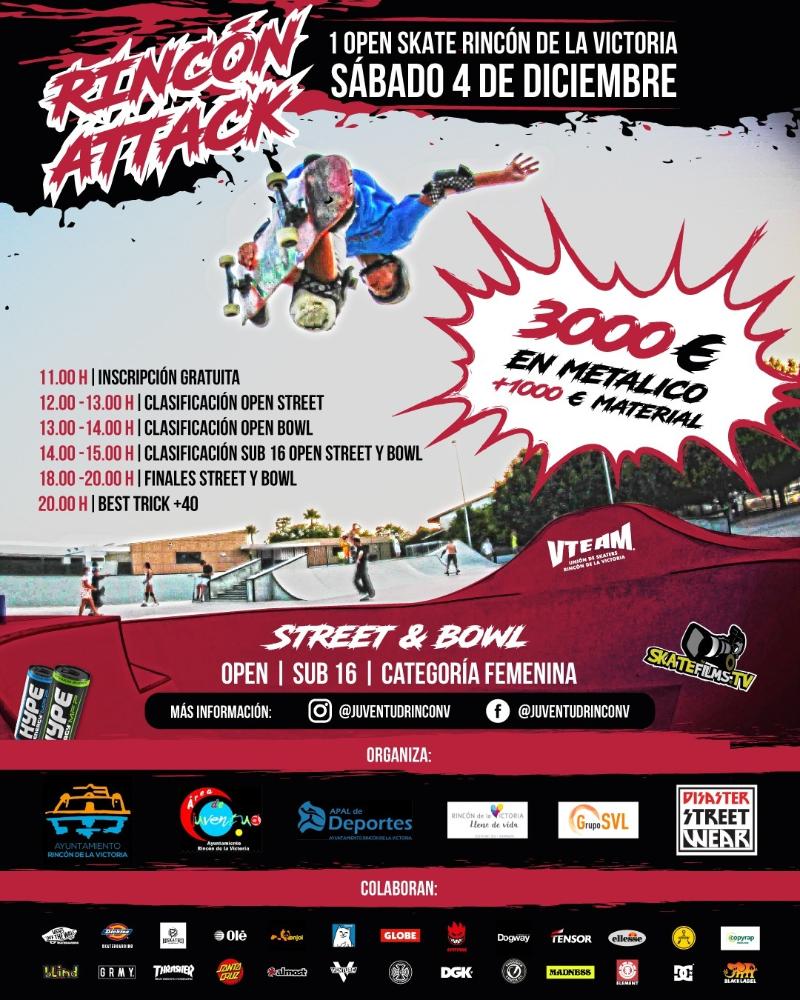 Imagen Rincón de la Victoria celebra su primer Open Skate, el mayor evento de Skateboard de la Costa del Sol