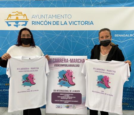 El Área de Mujer de Rincón de la Victoria celebrará la ‘III Carrera-Marcha #RincónporlaIgualdad’ con motivo del Día Internacional de la Mujer