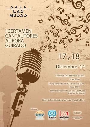 I Certamen Cantautores Aurora Guirado Rincón de la Victoria