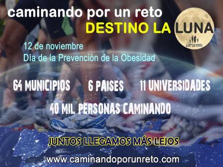 12 NOVIEMBRE: CAMINANDO POR UN RETO. DESTINO LA LUNA.
