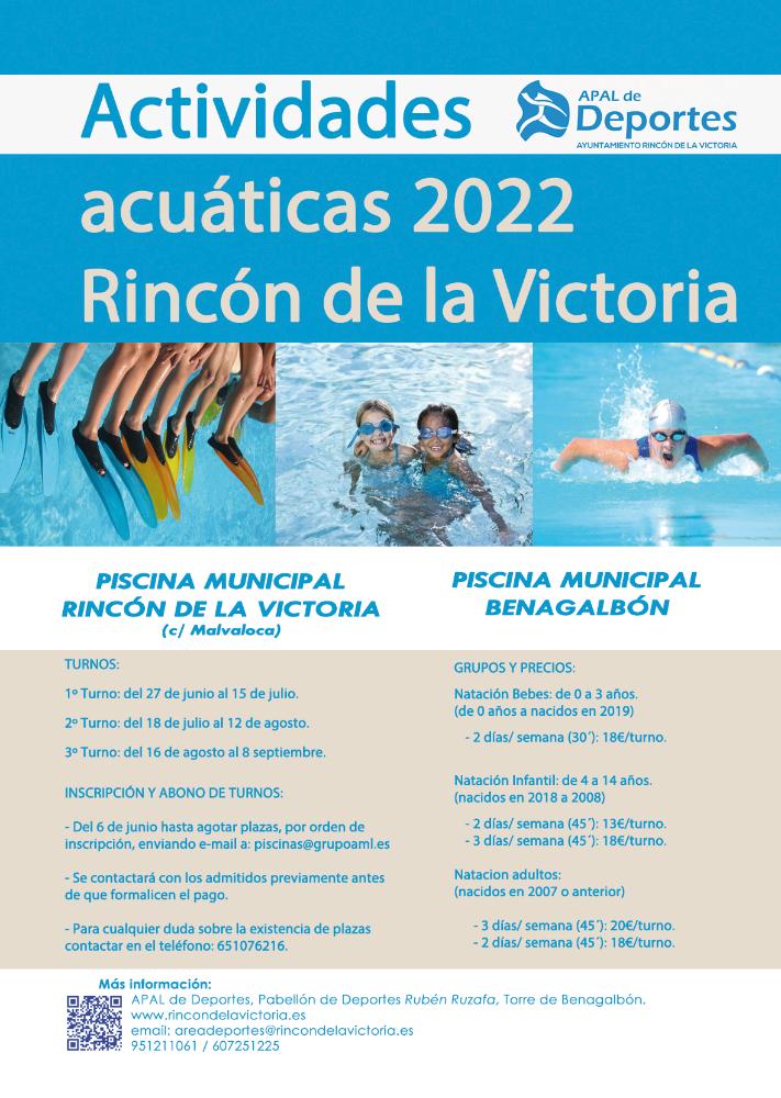 Imagen Natación Verano 2022