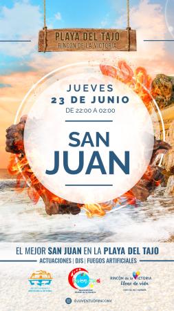 Rincón de la Victoria celebra la Noche de San Juan con conciertos de música en la Playa de El Tajo