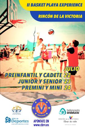 Rincón de la Victoria acoge el II Torneo Basket Playa del 22 al 24 de julio para unos 150 participantes