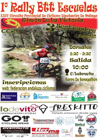 Rincón de la Victoria acogerá el I Rally Escuela BTT, prueba incluida en el XXIV Circuito Provincial de Ciclismo Diputación de Málaga