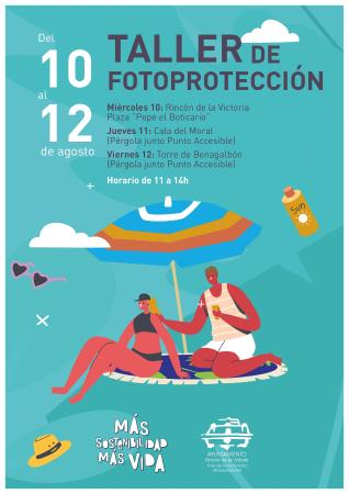 La Concejalía de Sostenibilidad Medioambiental de Rincón de la Victoria imparte un taller sobre la importancia de la protección solar del 10 al 12 de agosto