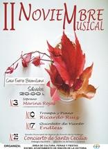 La Concejalía de Cultura presenta el II Noviembre Musical con sede en la Casa Fuerte de Bezmiliana