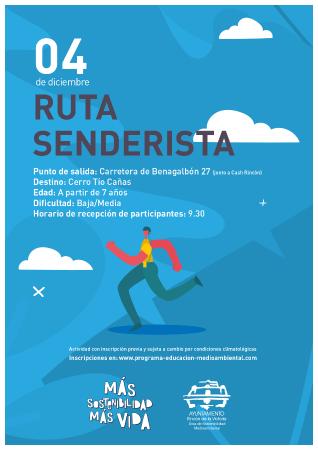 El Área de Sostenibilidad Medioambiental de Rincón de la Victoria organiza una ruta senderista al Cerro Tío Cañas